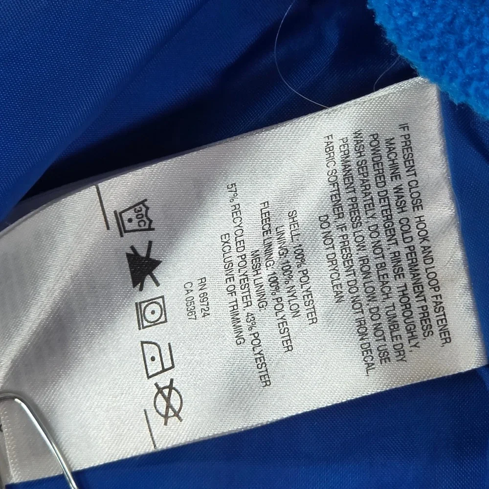 Columbia Interchange Jacket Kids XXS Blue Excellent 3-in-1 Camo Omni-Heat